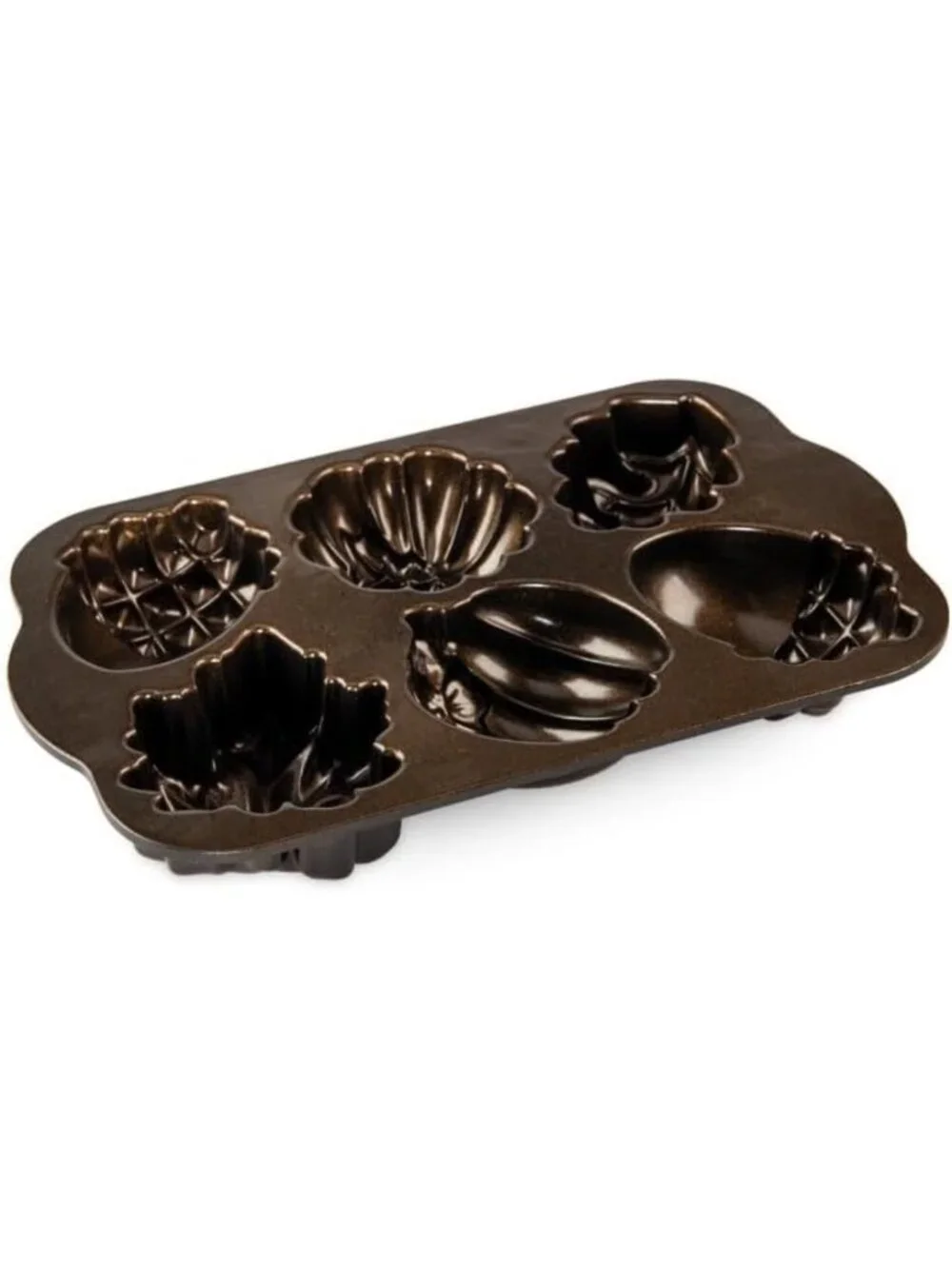 Autumn Treats Baking Pan - Nonstick Bronze Bakeware for Fall Desserts